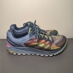 Women’s Merrell Antora 2 Rainbow Hiking Shoes Trail Runners w/ Vibram Sole